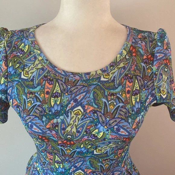 LuLaRoe XX fit and flare dress - Picture 9 of 12